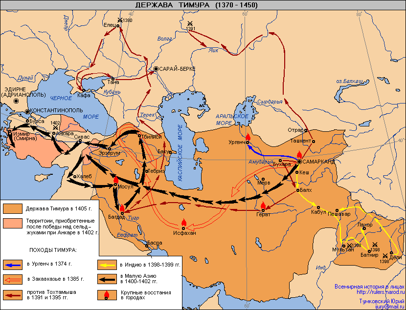 Держава Тимура (1370-1450)